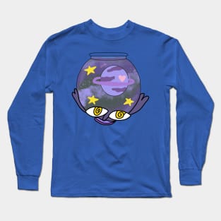 Space Fish Face Long Sleeve T-Shirt